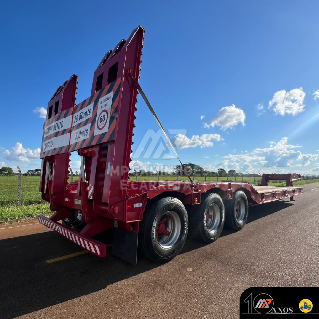 CARRETA SEMI-REBOQUE PRANCHA Rebaixada MP Caminhões e Carretas PATOS DE MINAS MINAS GERAIS MG